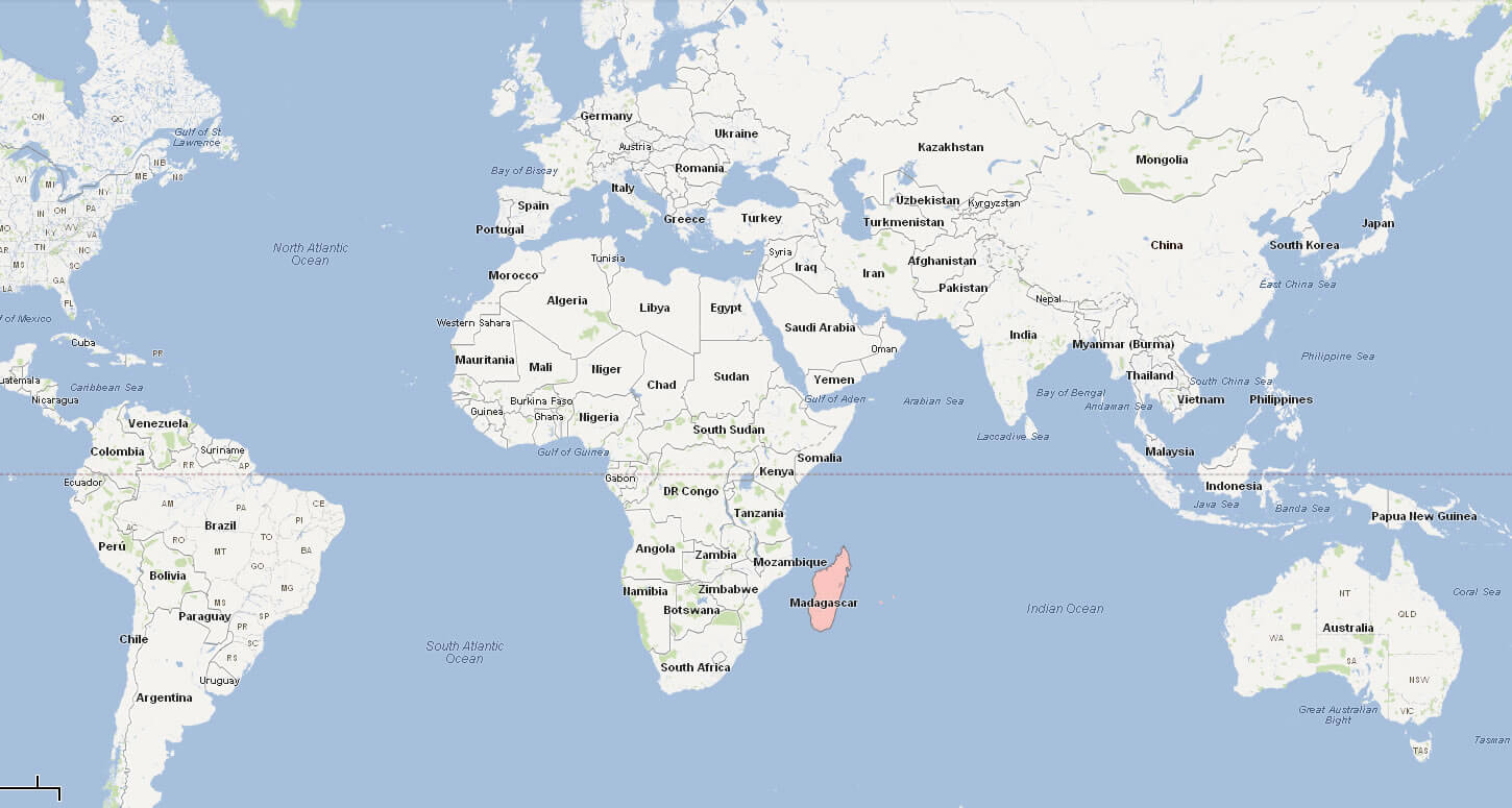 Map of Madagascar Nations Online Project